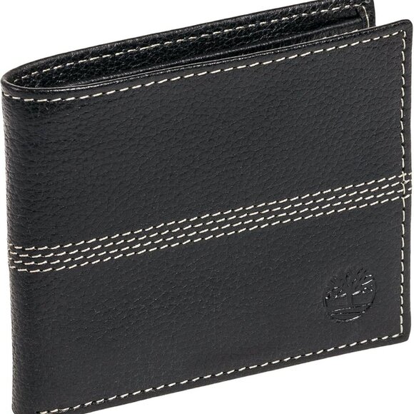 Men's Sportz Quad Leather Passcase Wallet - Picture 1 of 6